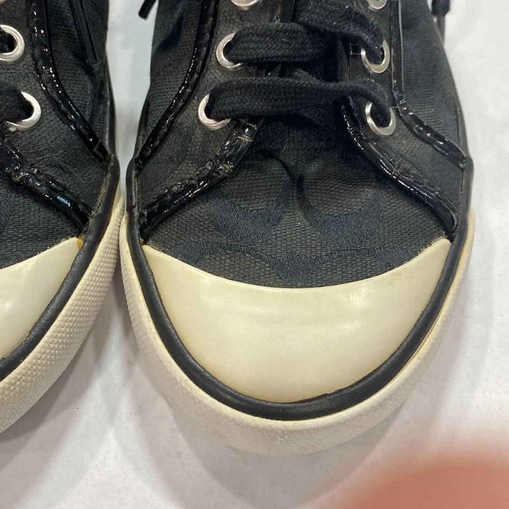 Coach Barrette‎ logo monogram sneakers black